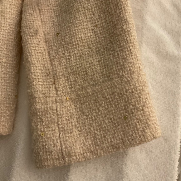 Women Coat, Small, Cream, Japanese Brand United Arrows - Picture 13 of 14